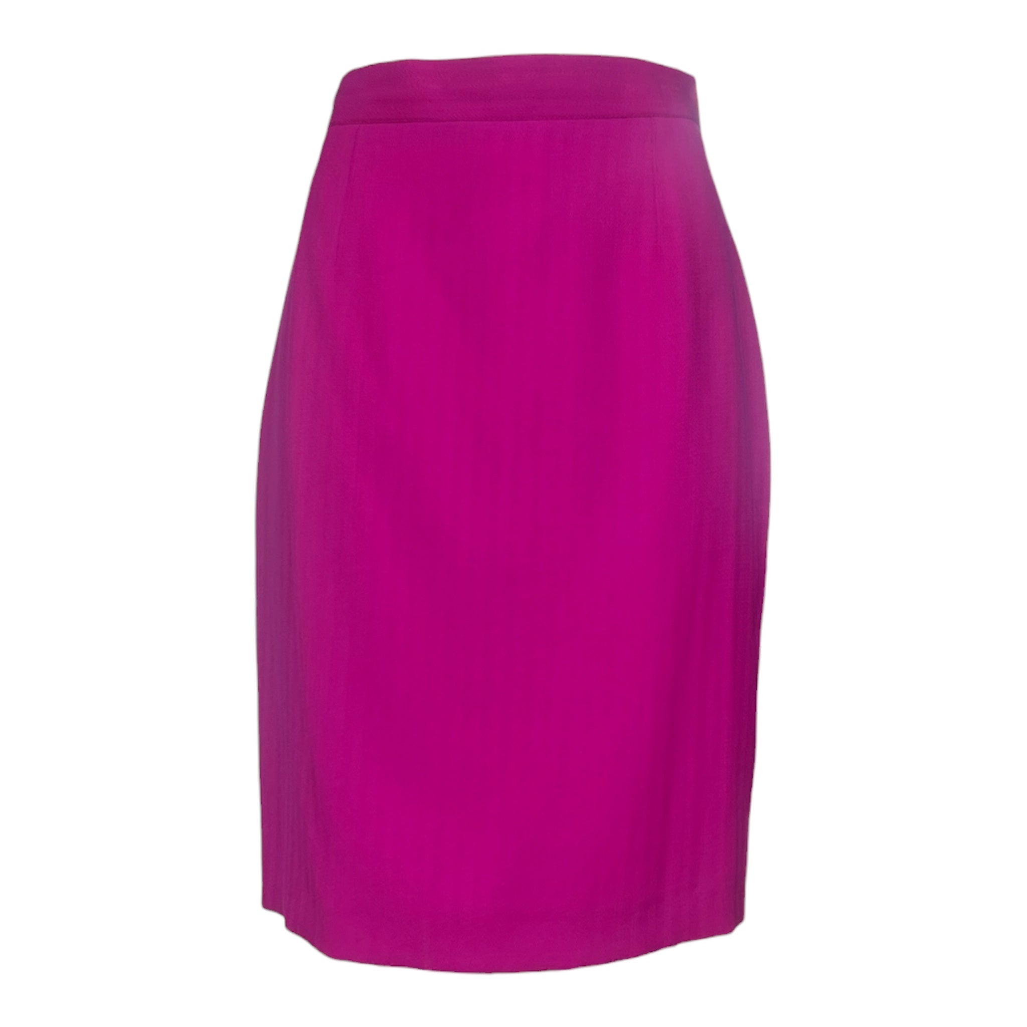 Christian Lacroix 1990s Hot Pink Skirt Suit, skirt front