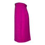 Christian Lacroix 1990s Hot Pink Skirt Suit, skirt side 2