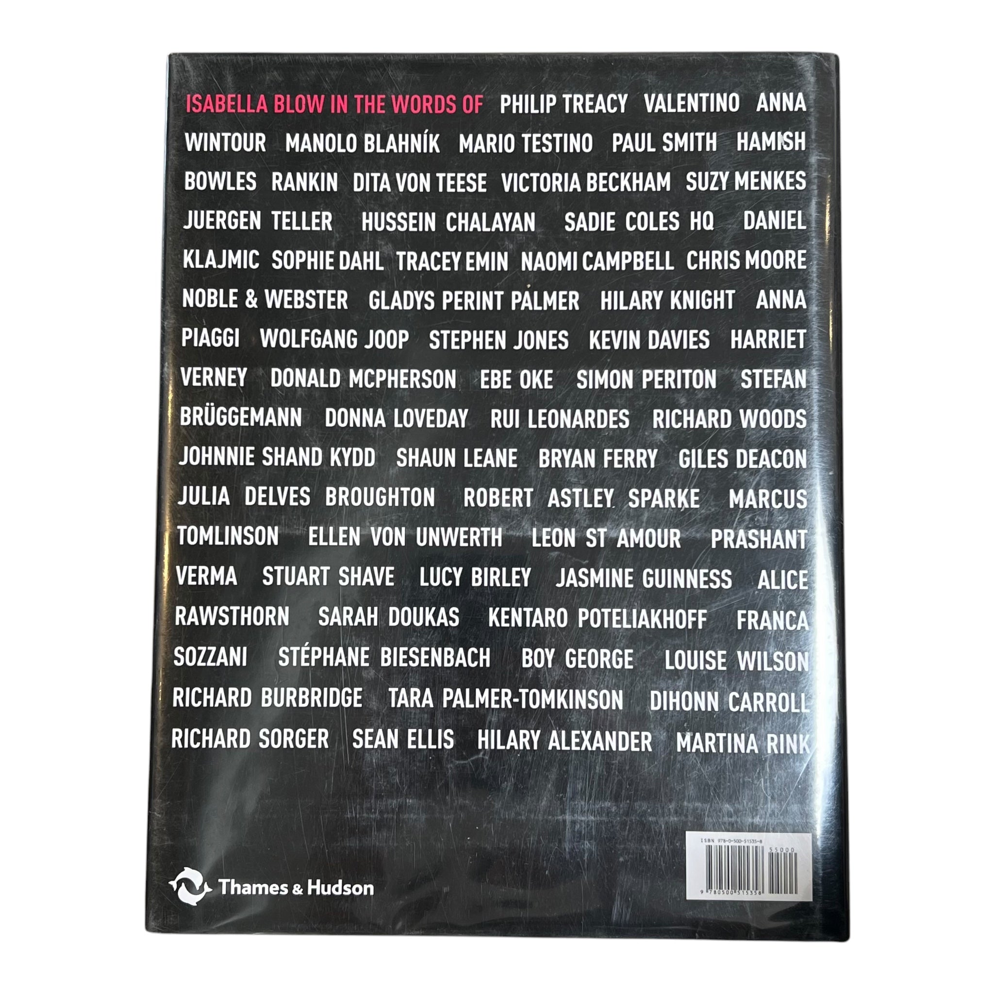 Isabella Blow by Martina Rink, back cover