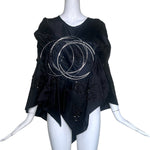 Junya Watanabe Comme des Garçons F/W 1999 Black Tunic with Chrome Rings, mannequin