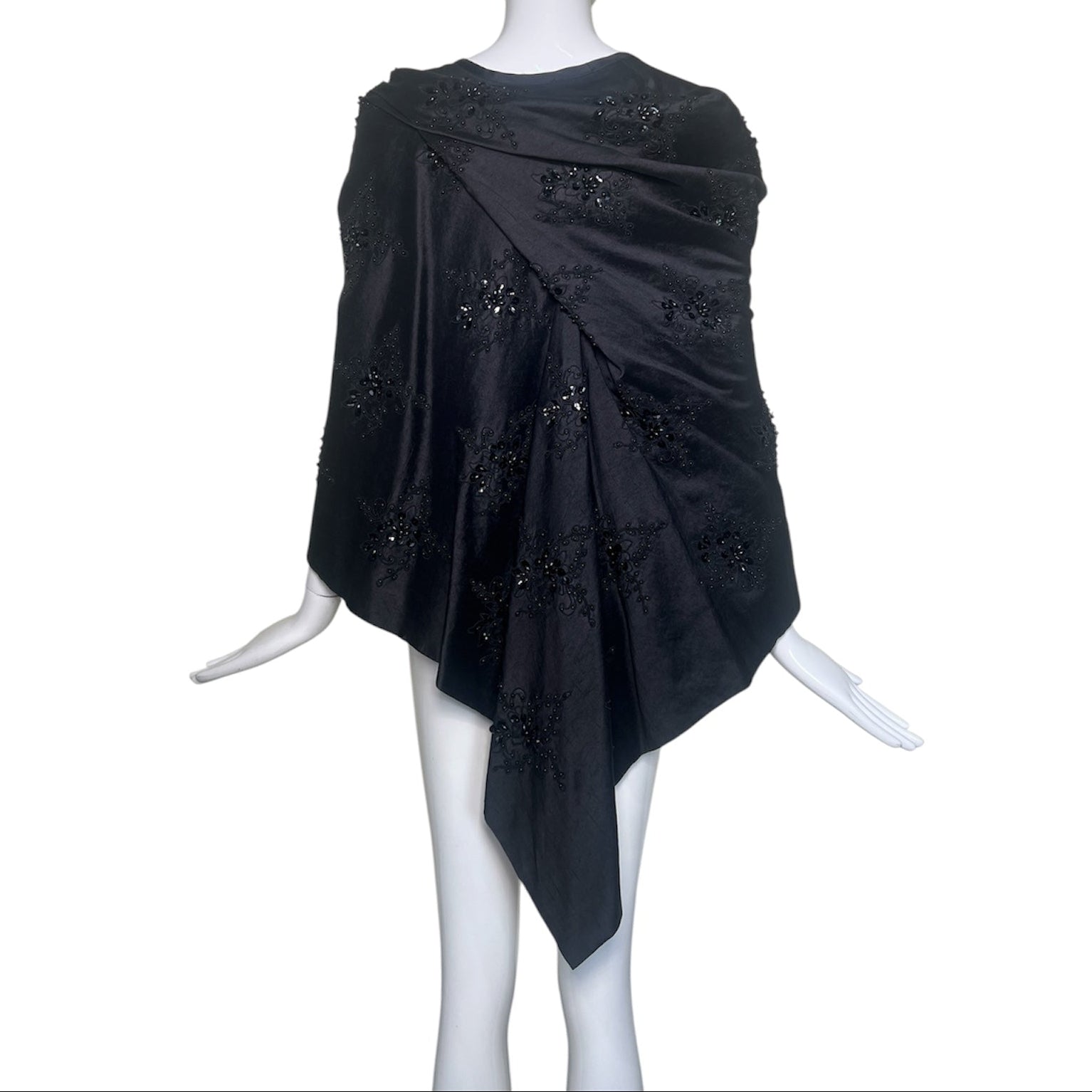 Junya Watanabe Comme des Garçons F/W 1999 Black Tunic with Chrome Rings, back 2