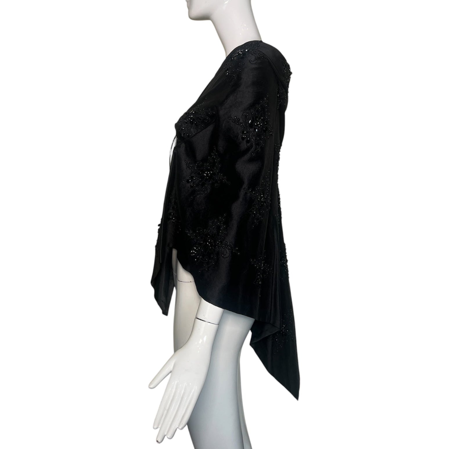 Junya Watanabe Comme des Garçons F/W 1999 Black Tunic with Chrome Rings, side
