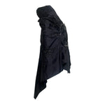 Junya Watanabe Comme des Garçons F/W 1999 Black Tunic with Chrome Rings, side 2