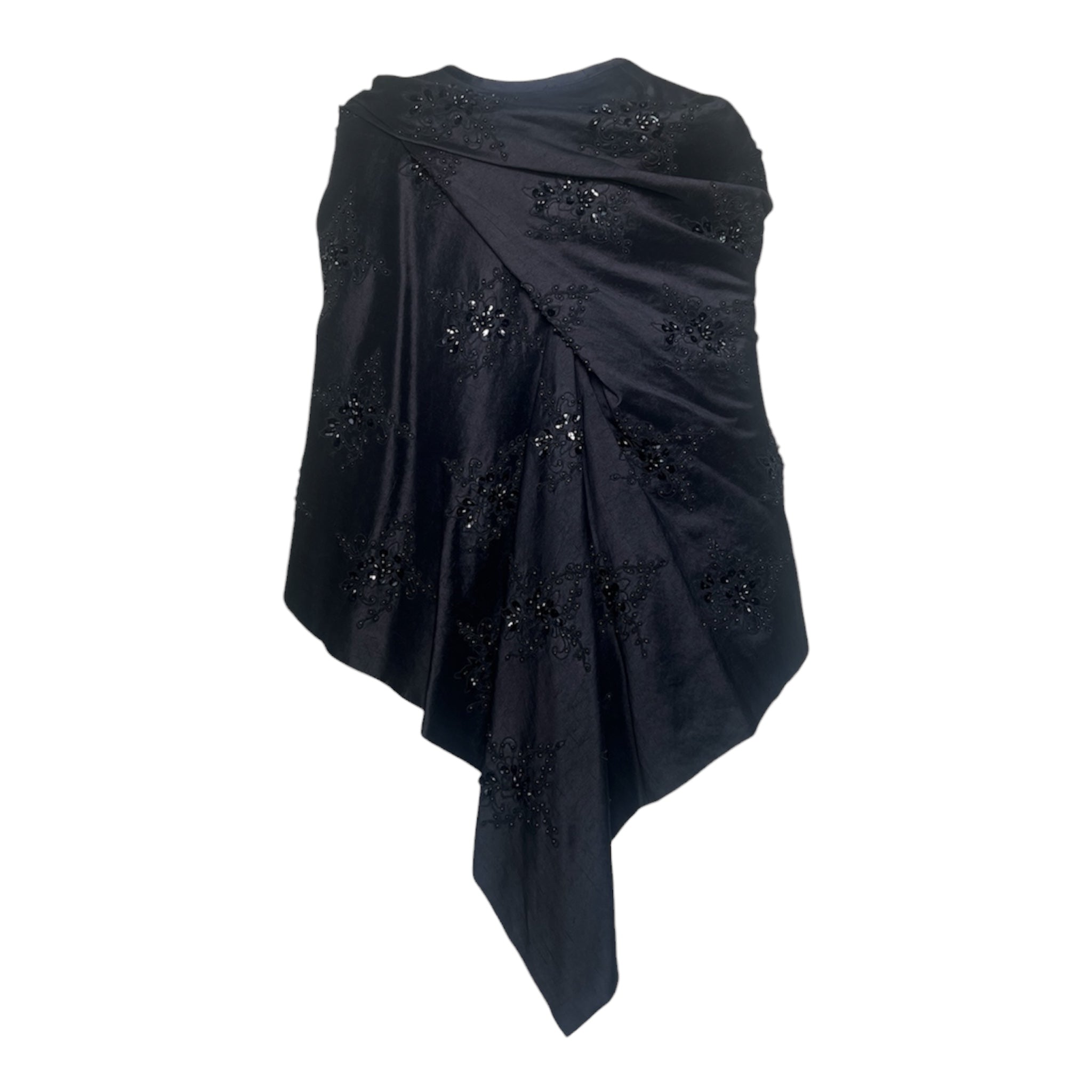 Junya Watanabe Comme des Garçons F/W 1999 Black Tunic with Chrome Rings, back