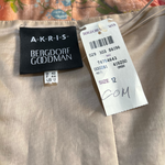 2010s Akris Floral Printed Silk Corset Top, label