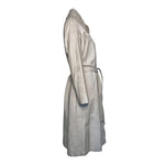 Bonnie Cashin for Sills Spring 1968 Beige Leather Belted Coat, side