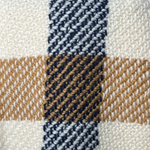 Bonnie Cashin for Sills Spring 1968 Cream, Tan, and Navy Check Wool Tweed Coat DETAIL