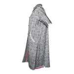 Bonnie Cashin for Sills 1966 Knit Jersey Grey Jacket and Pink Dress Ensemble, coat side
