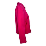 Emilio Pucci 1965 Hot Pink Braniff Stewardess Skirt Suit Uniform, jacket side 2