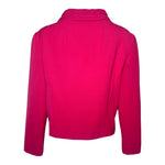 Emilio Pucci 1965 Hot Pink Braniff Stewardess Skirt Suit Uniform, jacket back