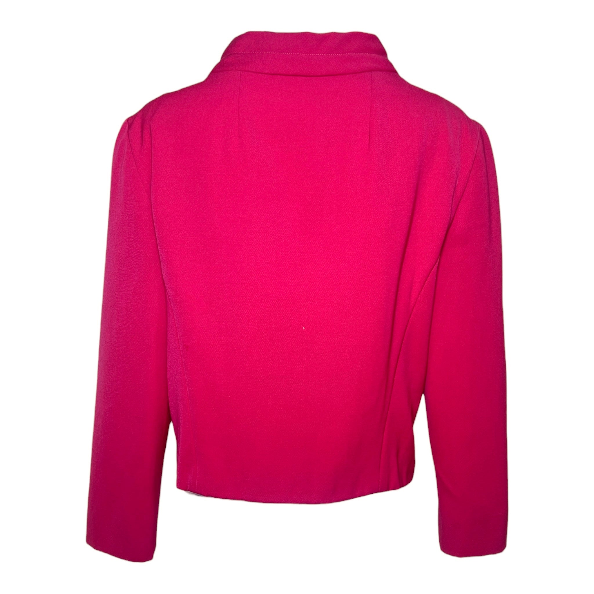 Emilio Pucci 1965 Hot Pink Braniff Stewardess Skirt Suit Uniform, jacket back