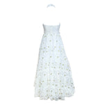 Giambattista Valli S/S 2024 White Floral Embroidered Halter Gown, back