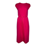 Bonnie Cashin for Sills 1960's Hot Pink Belted Dress and Tweed Cape Ensemble, dress