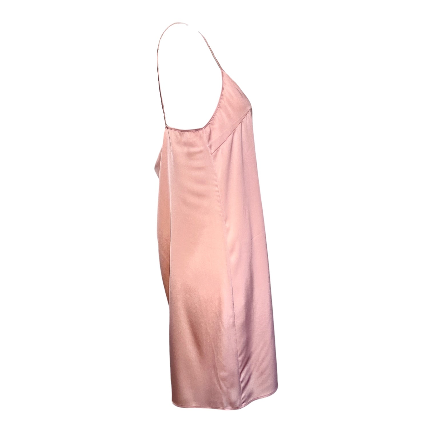 Huishan Zhang 2025 Tiered Pink Tulle Dress/Coat w/Feathers, dress side 2