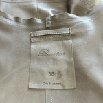 Rawtus Grey Goat Skin Jacket w/Detachable Fur Collar, label