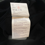 Comme des Garcons F/W 2002 Black Wool Jersey Frill Top, tag