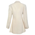 Vivienne Westwood Late 1990s/Early Y2K Wool Gabardine Double Breasted Pant Suit, blazer back