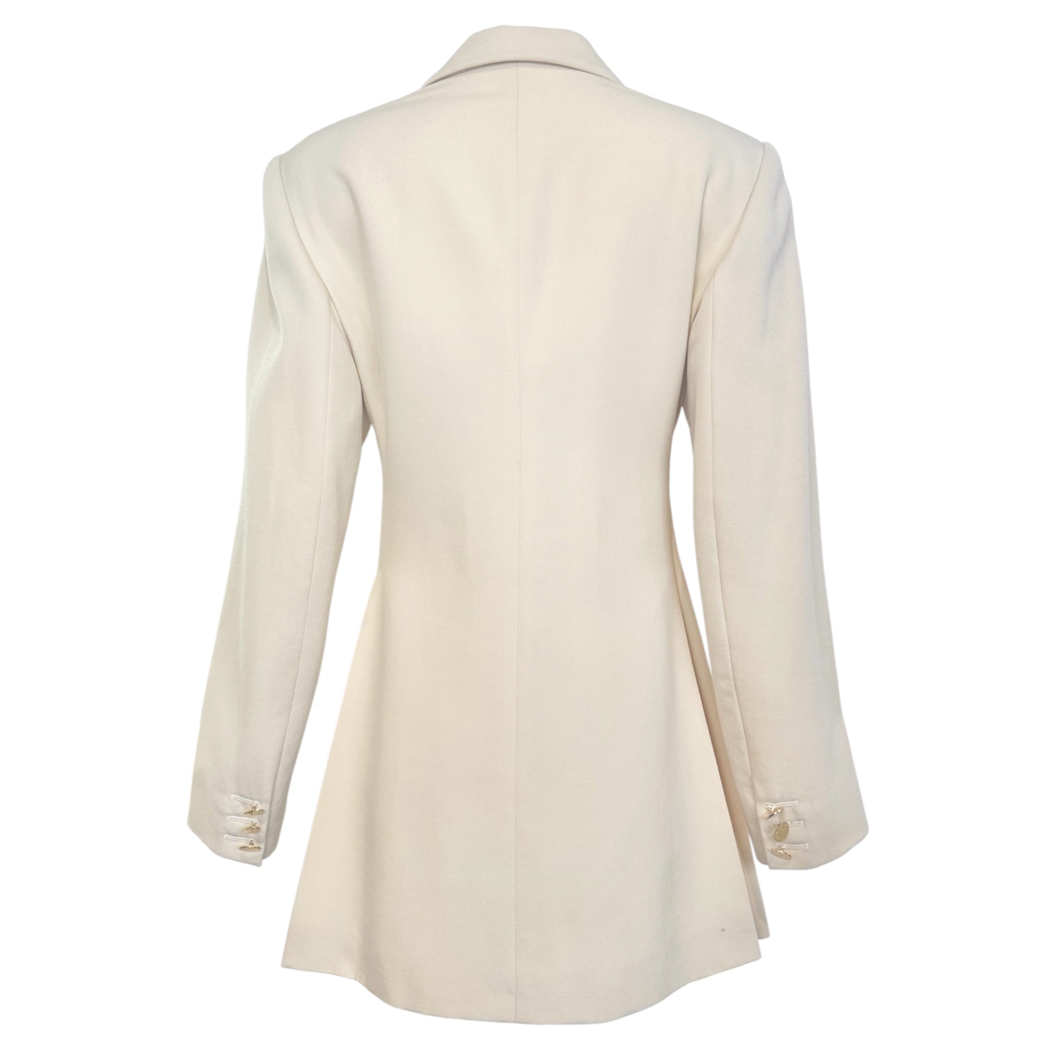 Vivienne Westwood Late 1990s/Early Y2K Wool Gabardine Double Breasted Pant Suit, blazer back