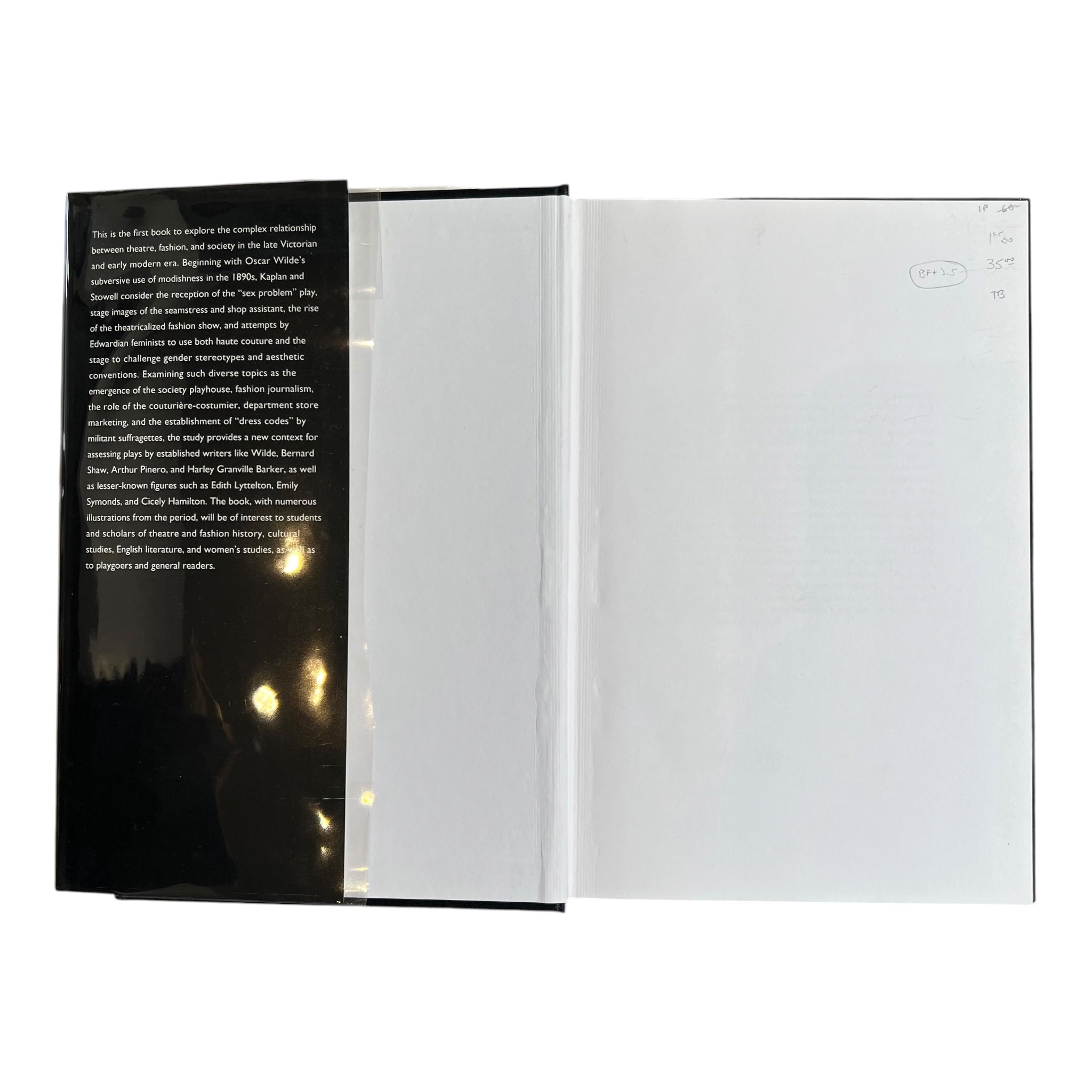Theatre & Fashion by Oscar Wilde to the Suffragettes, inside