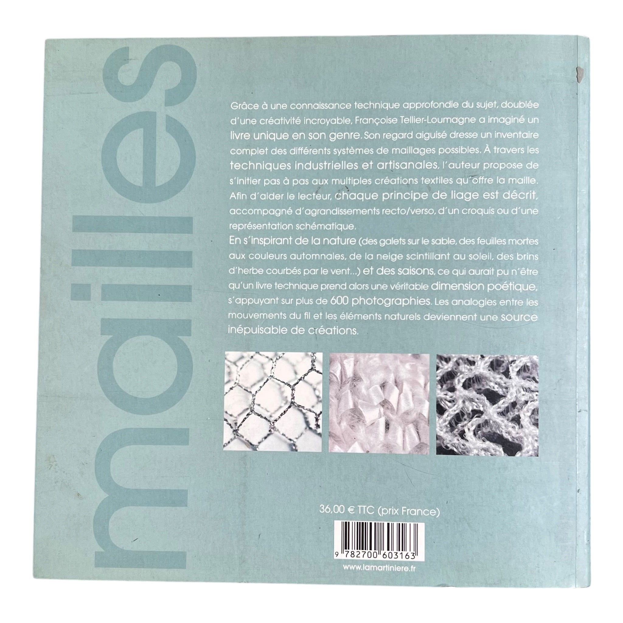 Mailles: Les Mouvements du fil by Francoice Teller-Loumagne back cover