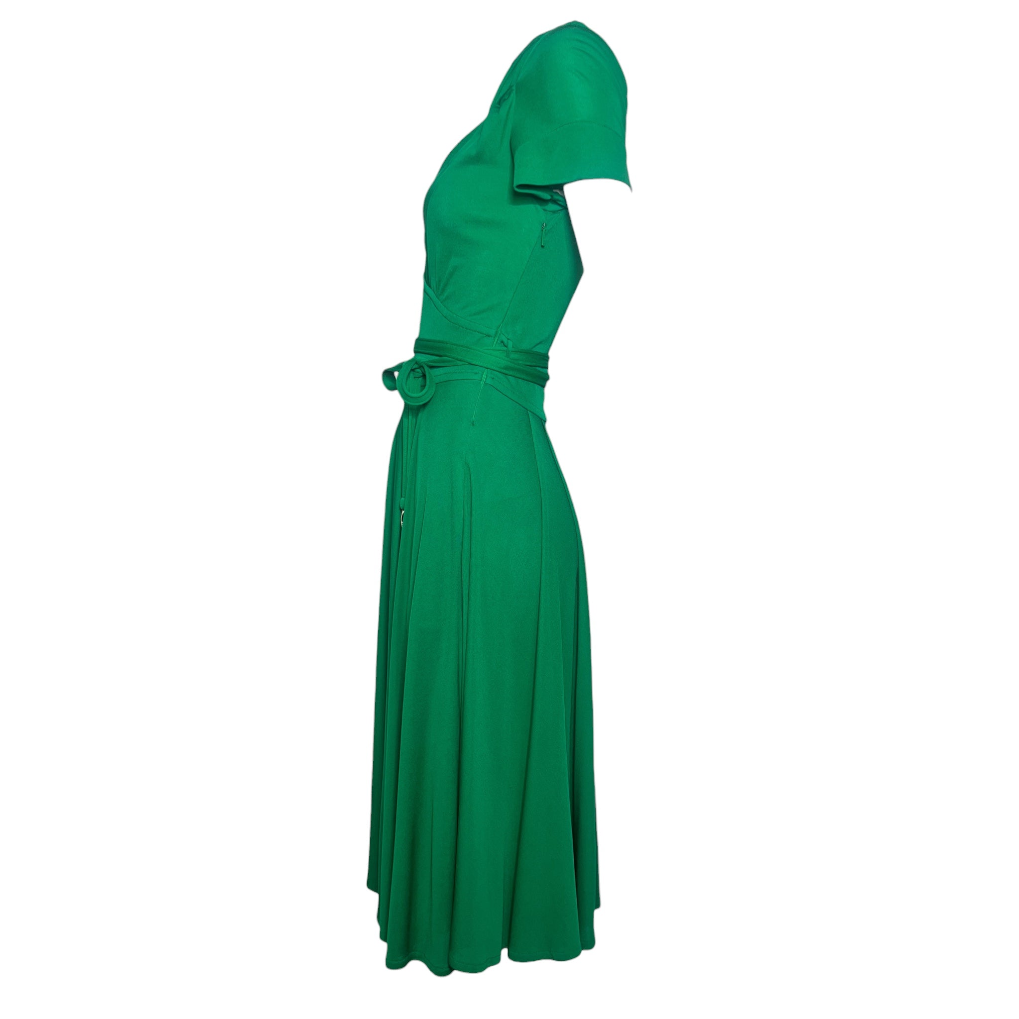Gucci 2007 Kelly Green Matte Jersey Dress, side