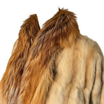 Yves Saint Laurent by Tom Ford F/W 2003 Petit Gris and Fox Fur Coat, collar