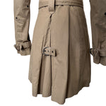 Stella McCartney S/S 2006 Tan Belted Half Trench Coat, skirt back
