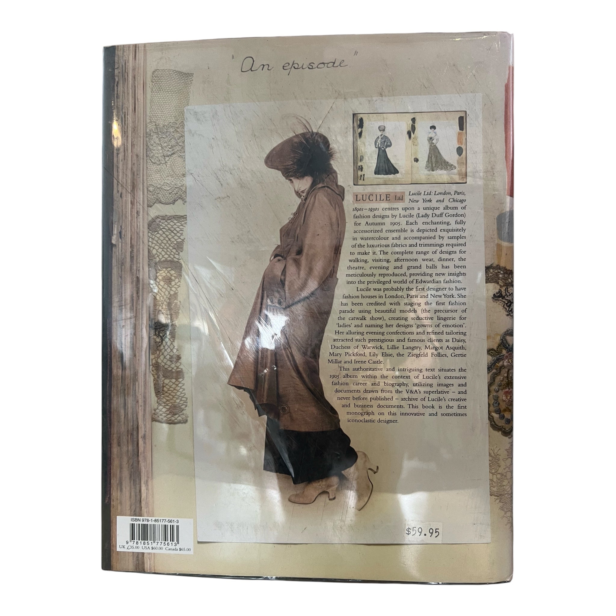 Lucile Ltd: London, Paris, New York and Chicago 1980s-1930s, back cover