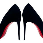 Christian Louboutin "So Kate" 120 Black Veau Velour Pumps, 41, HEELS