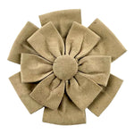 valentino suede bow brooch vintage