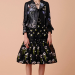 Alexander McQueen 2016 Resort Floral Reverse-Print Bustier Dress PRESS PHOTO 2 OF 7