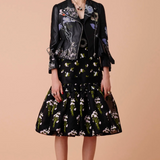 Alexander McQueen 2016 Resort Floral Reverse-Print Bustier Dress PRESS PHOTO 2 OF 7