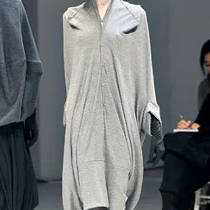 Junya Watanabe Comme Des Garcons F/W 2008 Black Wool Cocoon Dress RUNWAY PHOTO 2 OF 8