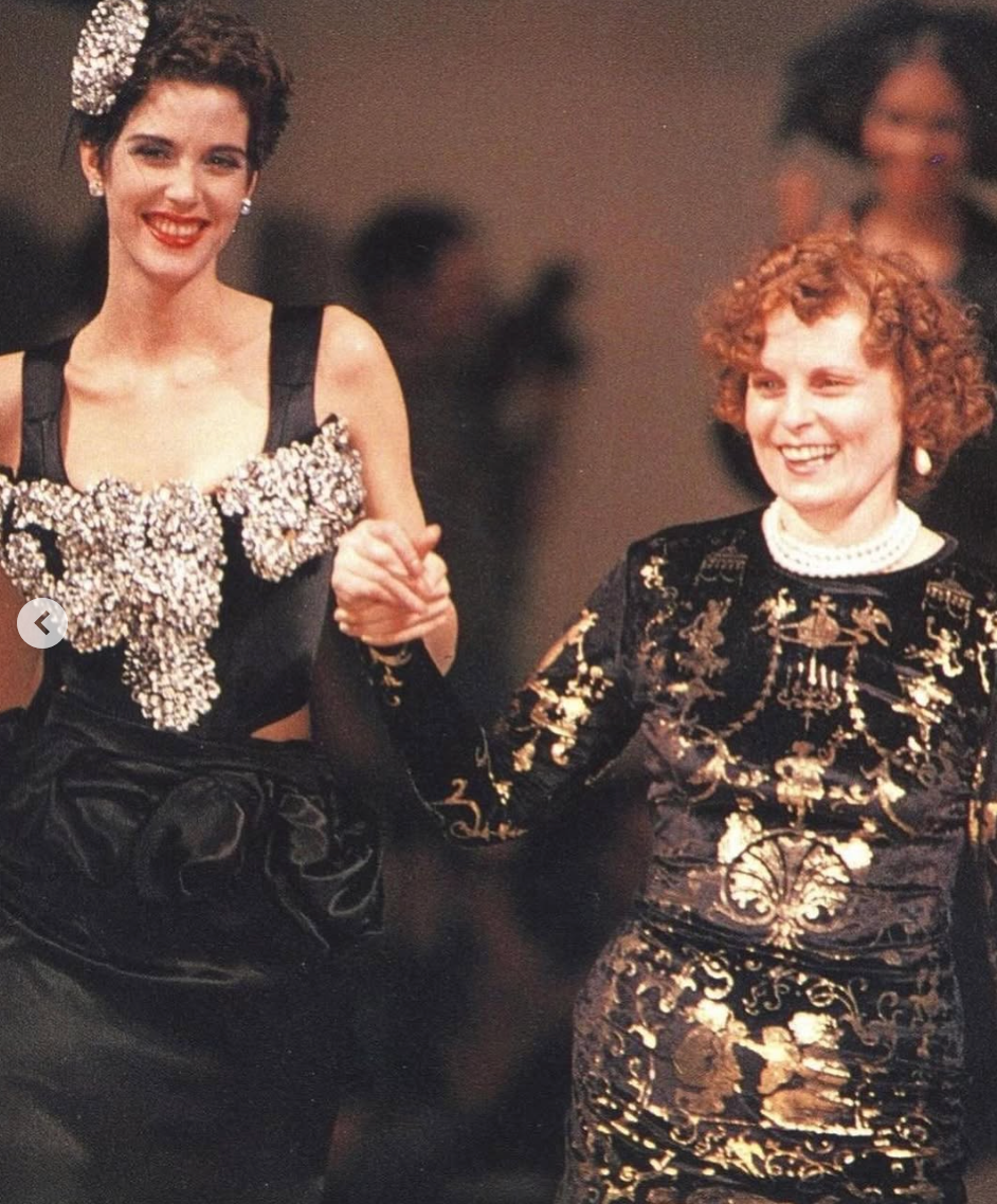 Vivienne Westwood 'Portrait' A/W 1990/1991 Black Velvet Gold Vivienne Westwood 'Portrait' A/W 1990/1991 Black Velvet Gold