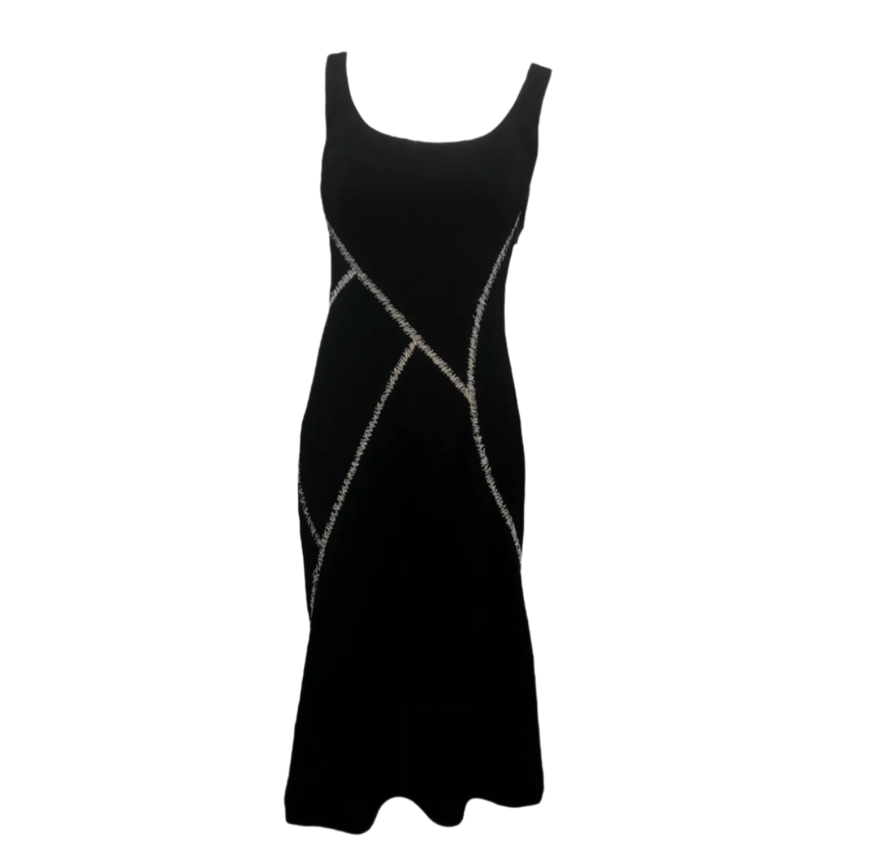 Alexander McQueen Iconic 2004 Black Cocktail Dress with Anatomical sea – THE WAY WE WORE