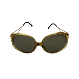 Christian Dior 1980s 2757 50 Leopard Oversized Sunglasses