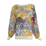 Ferragamo 2000 年代丝巾印花套头衫