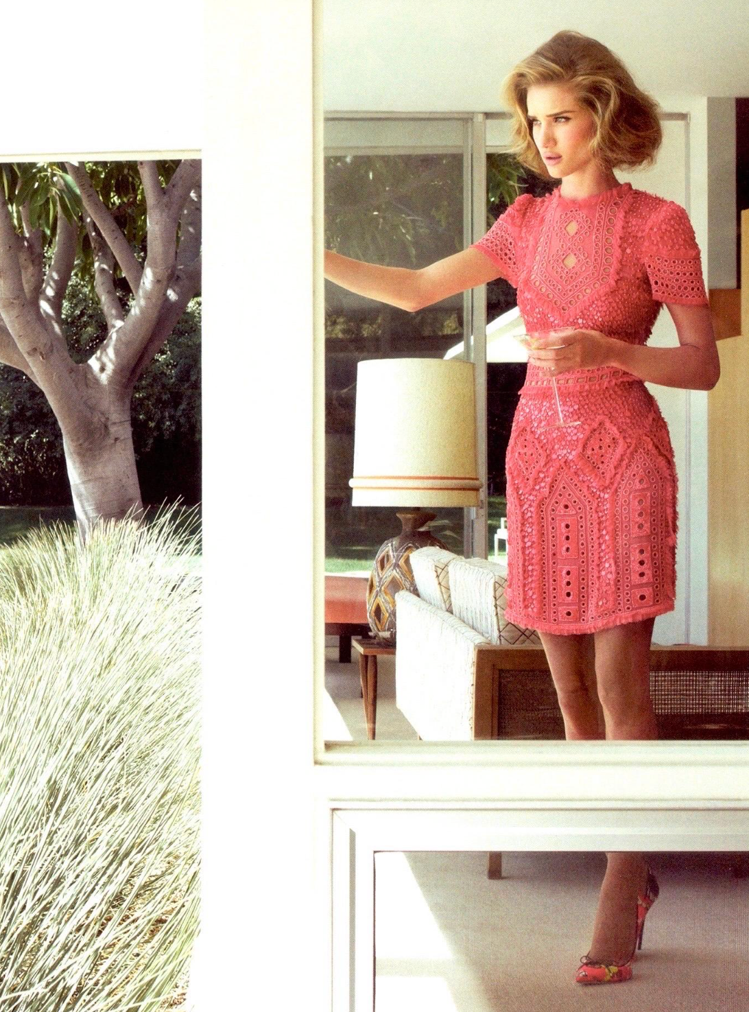 Rosie Huntington-Whiteley by Tom Munro for Harper's Bazaar UK January 2012