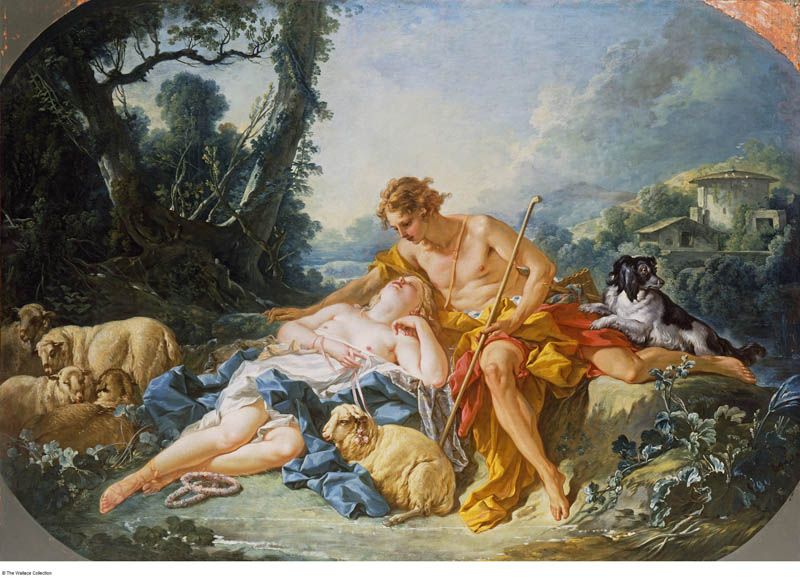 Daphnis and Chloe, François Boucher, 1743
