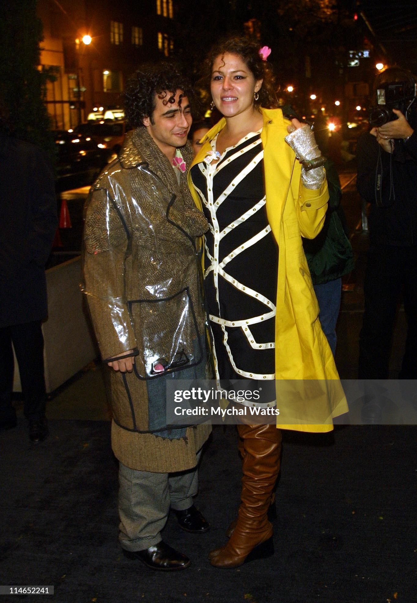 Zac Posen and Lola Schnabel during Tom Ford Hosts Opening of the Gucci Madison Ave. Store at Gucci Store in Nerw York, New York, United States. (Photo by Mychal Watts/WireImage) October 2002