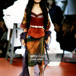 Jean Paul Gaultier Spring 1999 Ready to Wear Runway Show
Violinist Vanessa Mae performs and models during the Jean Paul Gaultier Spring 1999 runway show. (Photo by Giovanni Giannoni/WWD/Penske Media via Getty Images)