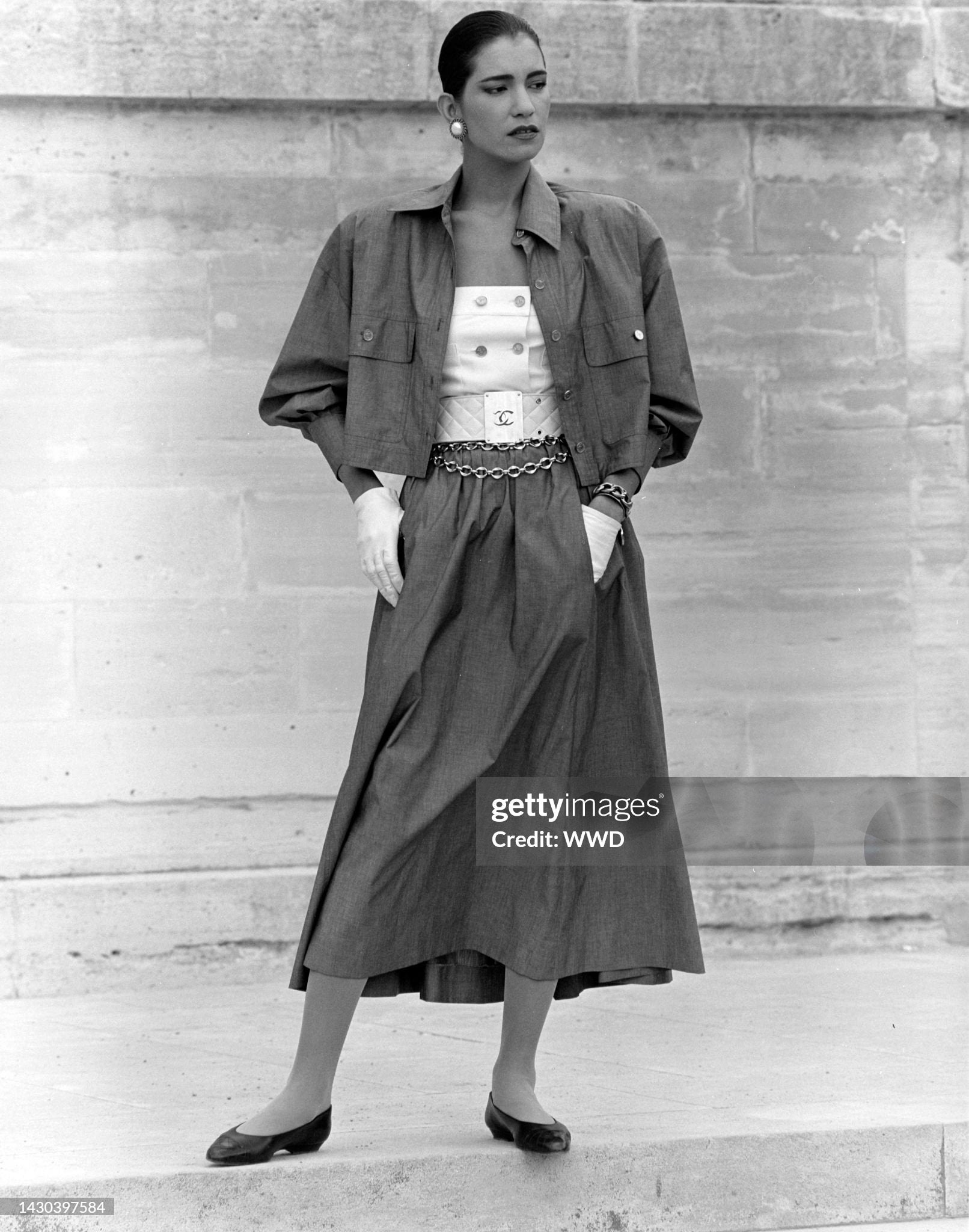 Chanel 1985-1986 Cruise Collection Advance (Photo by Michel Maurou/WWD/Penske Media via Getty Images)