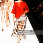Gianfranco Ferre Spring 2001 Ready To Wear Collection Runway Show
Model Natalia Semenova. (Photo by Mauricio Miranda/Penske Media via Getty Images)