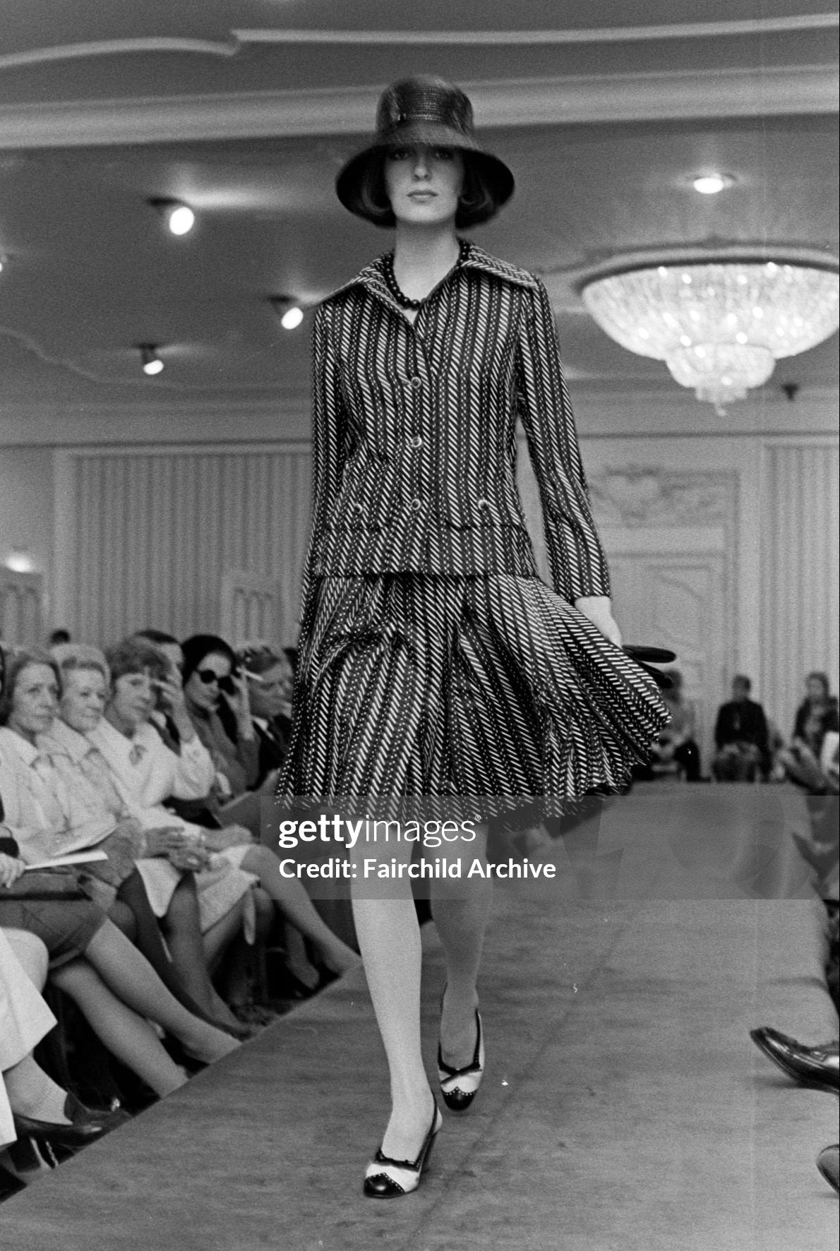 Galanos Collection - 9 Feb 1973
James Galanos Spring/Summer 1973 Couture Collection Runway (Photo by Fairchild Archive/Penske Media via Getty Images)