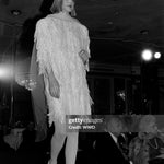 James Galanos Spring/Summer 1984 Sportswear Collection Runway Show, New York - 21 Feb 1984
Model Dianne DeWitt (Photo by Fairchild Archive/WWD/Penske Media via Getty Images)