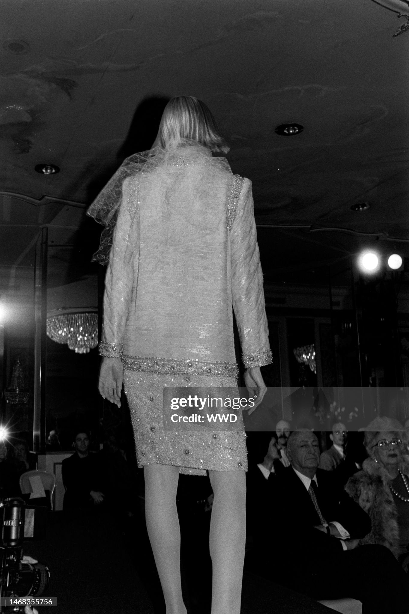 James Galanos Spring/Summer 1984 Sportswear Collection Runway Show, New York - 21 Feb 1984
Model Dianne DeWitt (Photo by Fairchild Archive/WWD/Penske Media via Getty Images) BACK