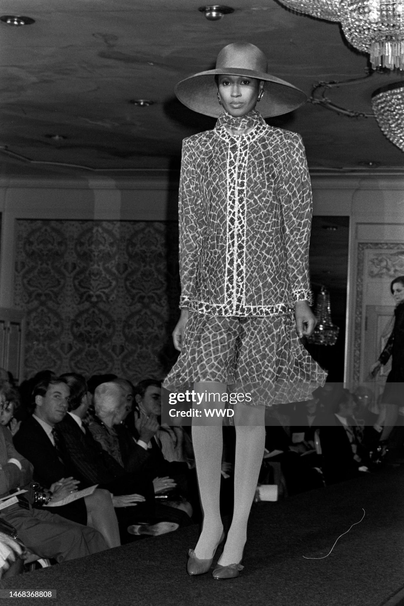
Galanos Collection, New York - 21 Feb 1984
James Galanos Spring/Summer 1984 Sportswear Collection Runway Show (Photo by Fairchild Archive/WWD/Penske Media via Getty Images)