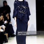 Junya Watanabe Fall 1999 Ready to Wear Runway Show
A model walks in the Junya Watanabe Fall 1999 Ready to Wear Runway Show on March 10, 1999, in Paris, France. (Photo by Giovanni Giannoni/Penske Media via Getty Images)