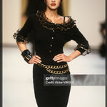 
Chanel - Runway - Ready To Wear Fall/Winter 1992-1993
PARIS, FRANCE - MARCH: A model walks the runway during the Chanel Ready to Wear show as part of Paris Fashion Week Fall/Winter 1992-1993 in March, 1992 in Paris, France. (Photo by Victor VIRGILE/Gamma-Rapho via Getty Images)