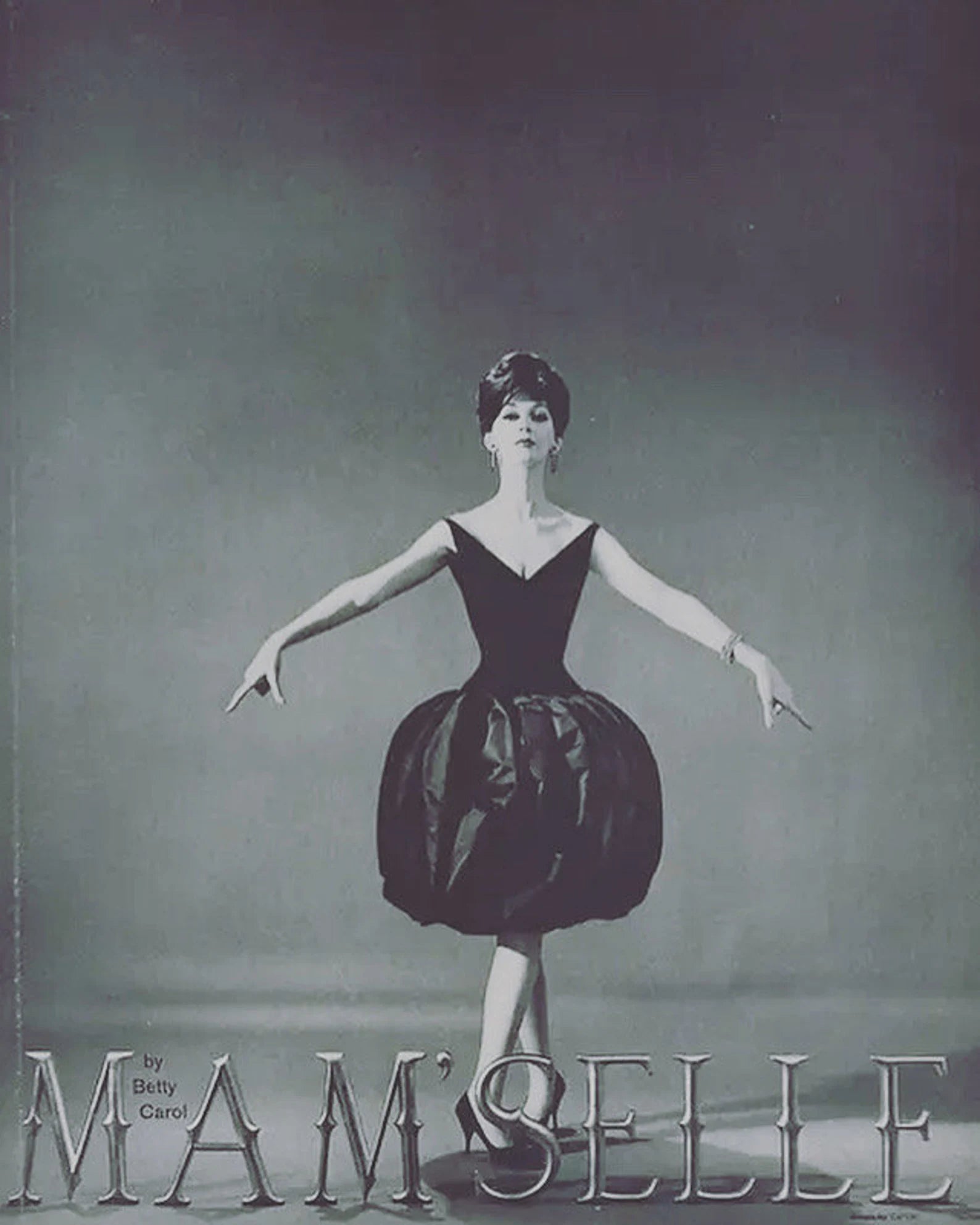Mam’selle by Betty Carol 1959 Sculptural Petal Puff Dress- September 1960, Vogue